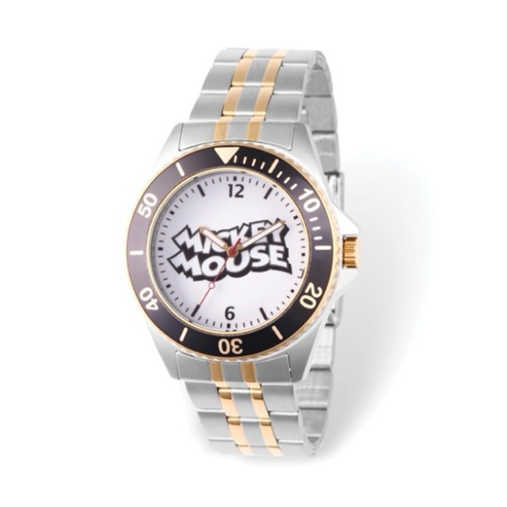 Disney The Original Mickey Mouse Two-Tone Stainless Steel Quartz Watch